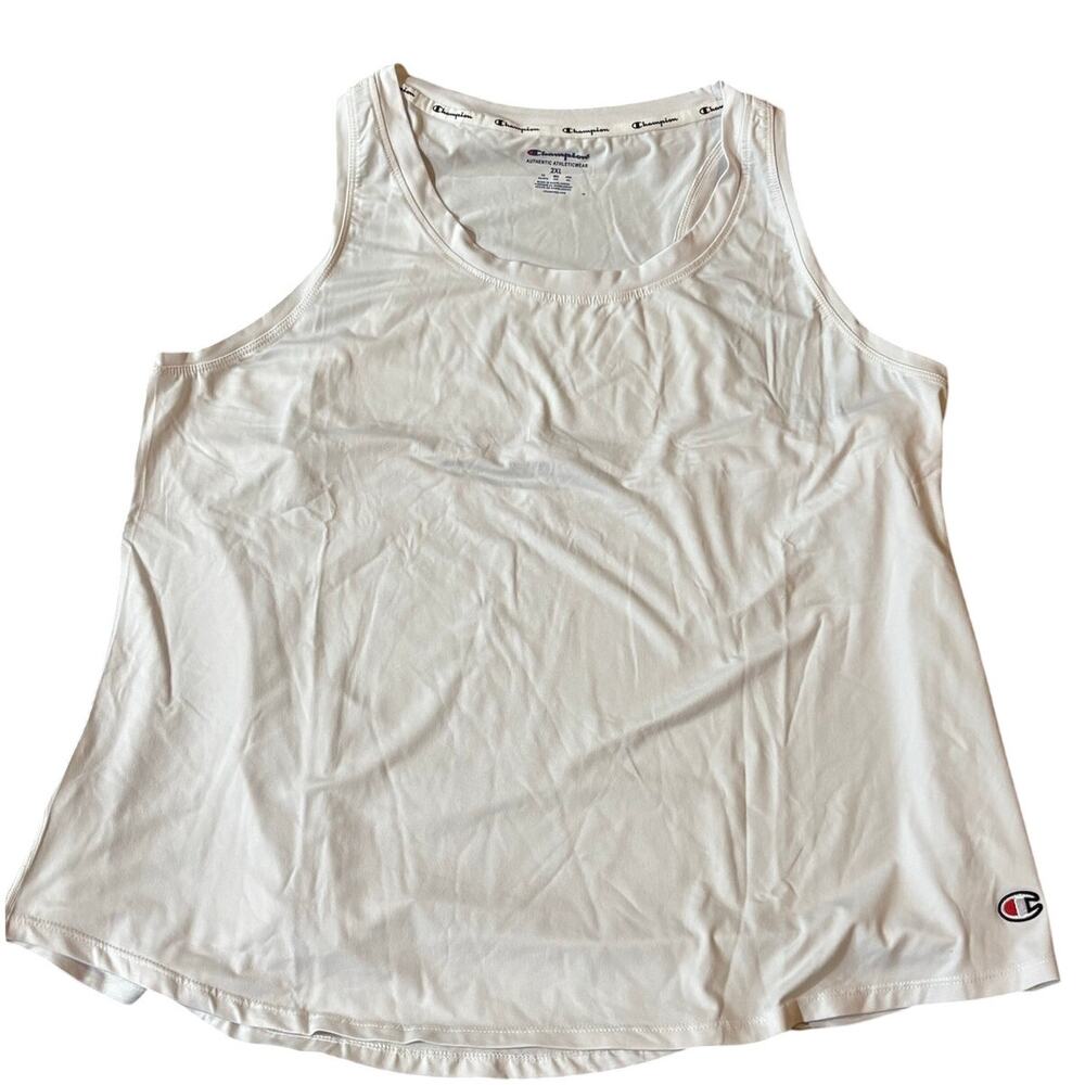 Champion Women's Soft Touch Eco Cut Out Tank 2XL White